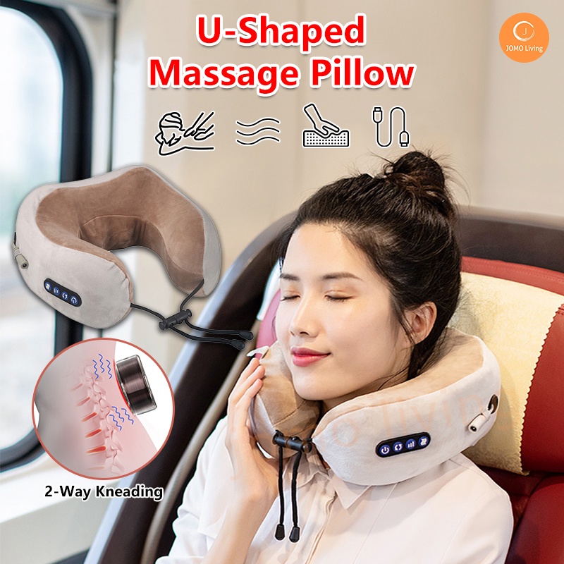 💖Christmas Gift💖 UShaped Massage Pillow Car Neck Gift Home Massager