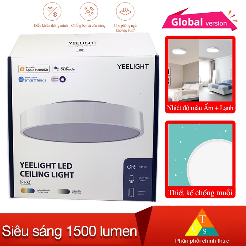 Yeelight YLXD76YL International Smart LED Ceiling Light | Shopee Singapore