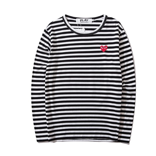 cdg play black long sleeve