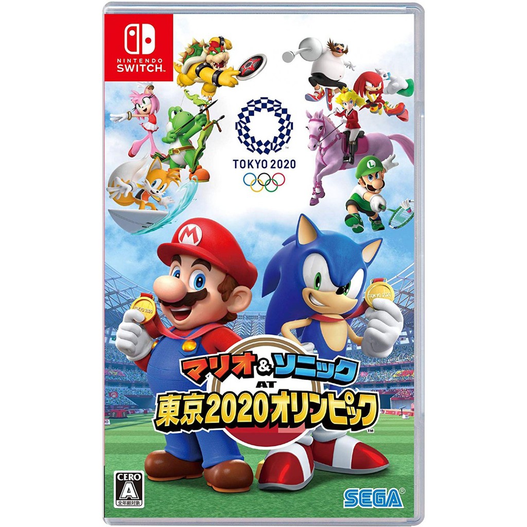 SEGA MARIO SONIC AT THE OLYMPIC GAMES TOKYO 2020 NINTENDO SWITCH REGION  FREE JAPANESE VERSION | Shopee Singapore