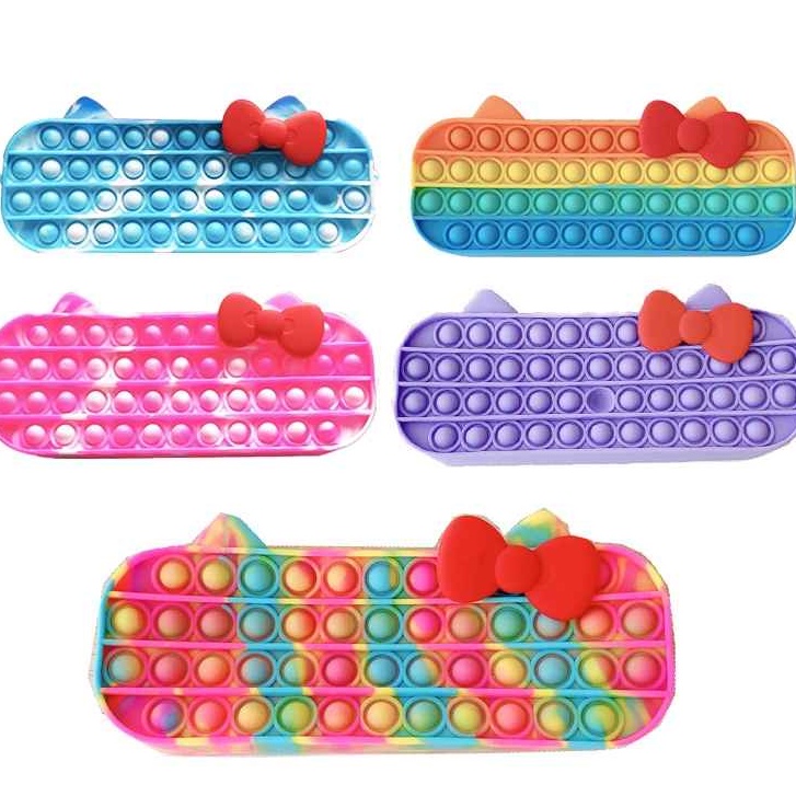 14 Jenis X Pop It Pencil Box Kitty (Pencil Case) pop it bekas pensel ...