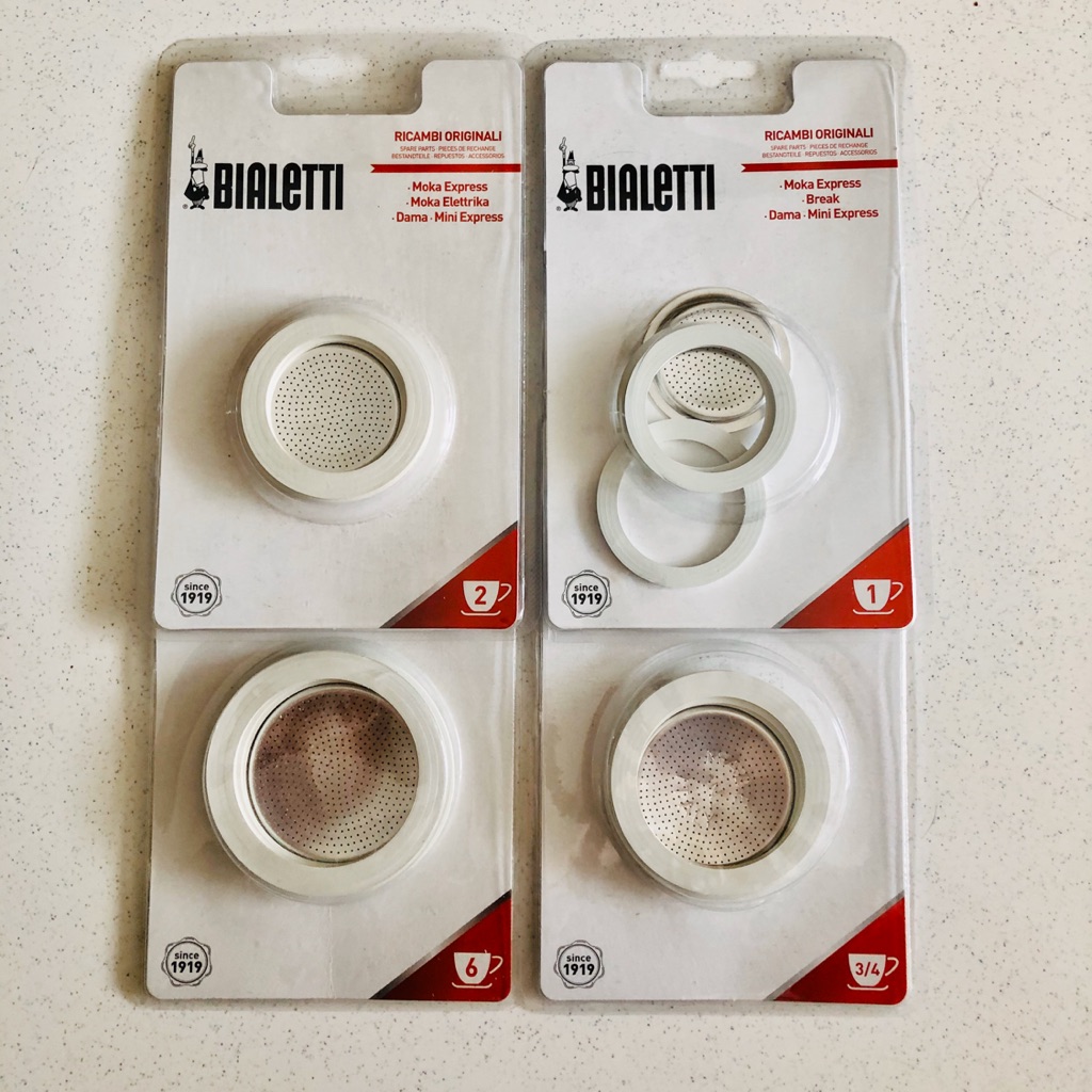 Bialetti moka spare parts for rubber gasket and filter Shopee