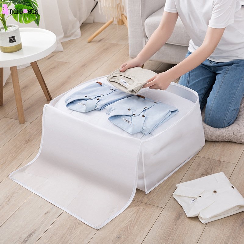 1Pc Large Closet Clothes Storage Bag Waterproof Dustproof Quilt Pillow