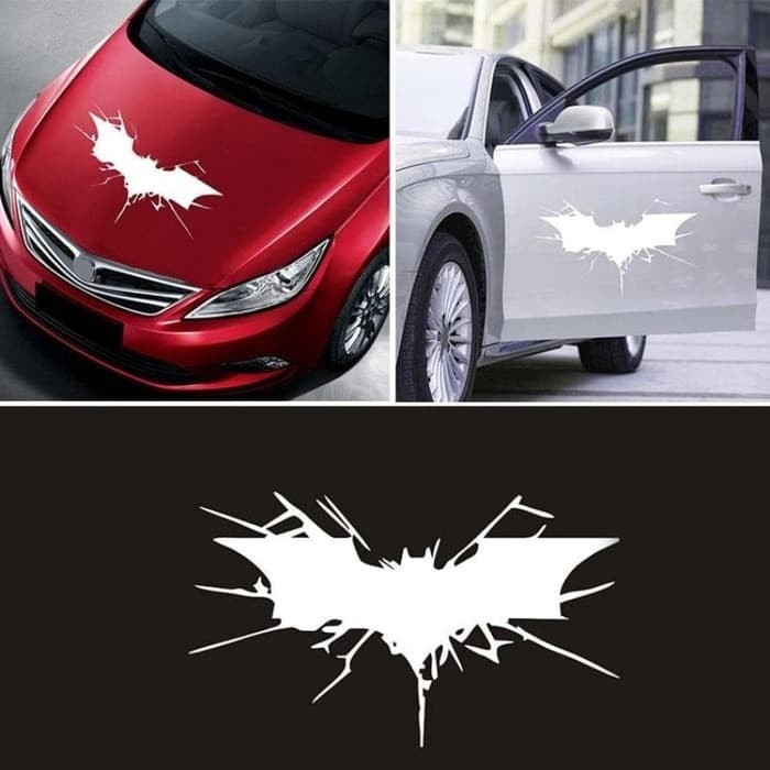 Cutting stickers for batman grunge car break glass body stickers, cool ...