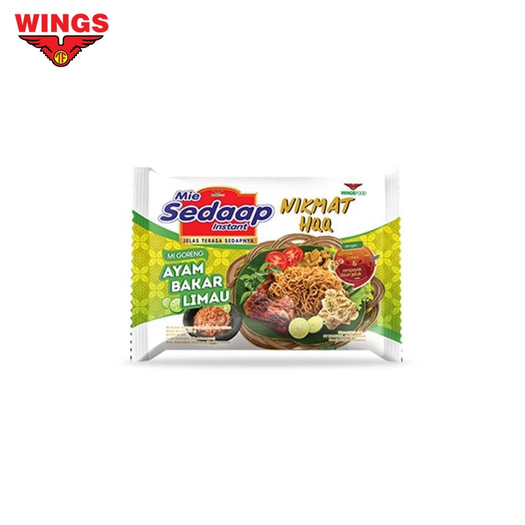 Sedaap Mie Instan Ayam Bakar Limau Bag 89 gr x5 - Gambar 3