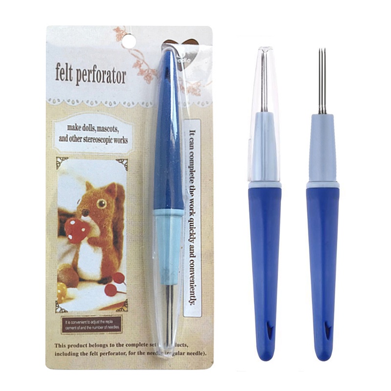 Wool felt pokes Le multi-needle tool 3 needle pen DIY three-needle ...