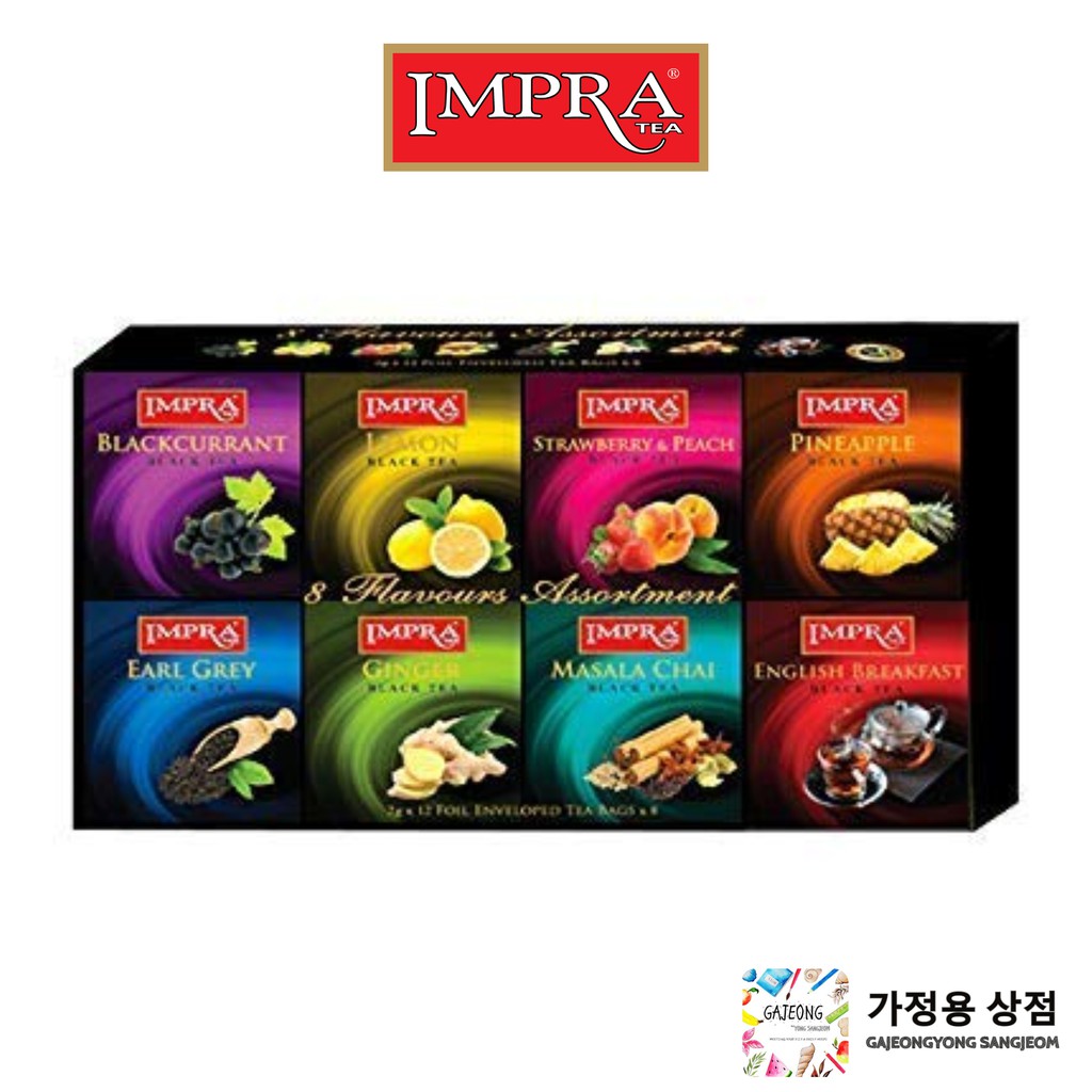 Impra Tea - Individually Foil-Enveloped Tea Bags (Ginger Green Tea ...