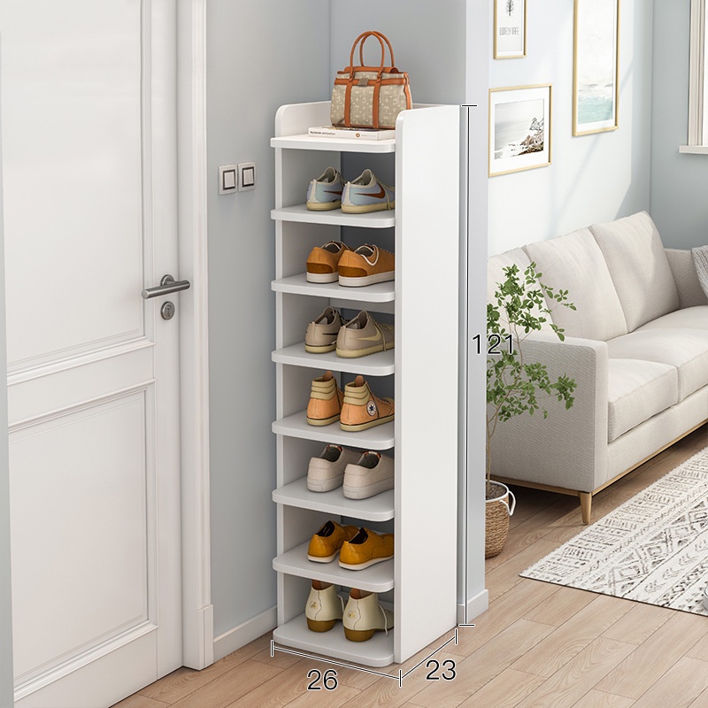 Shoe Rack Simple Narrow Door Rack Solid Wood Special Price