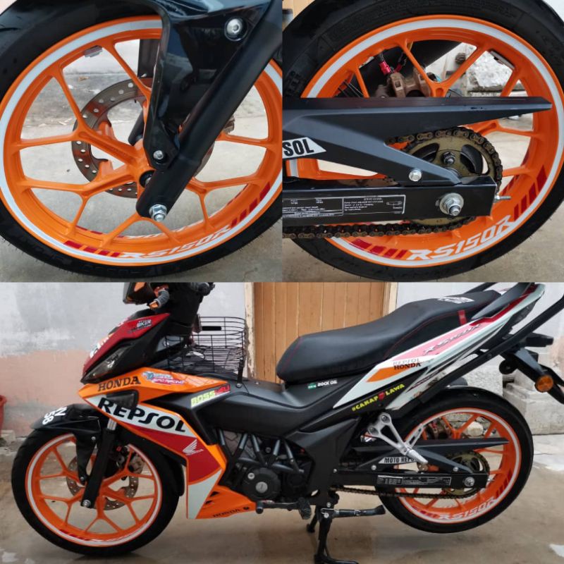 sticker rim motor honda RS150R | Shopee Singapore