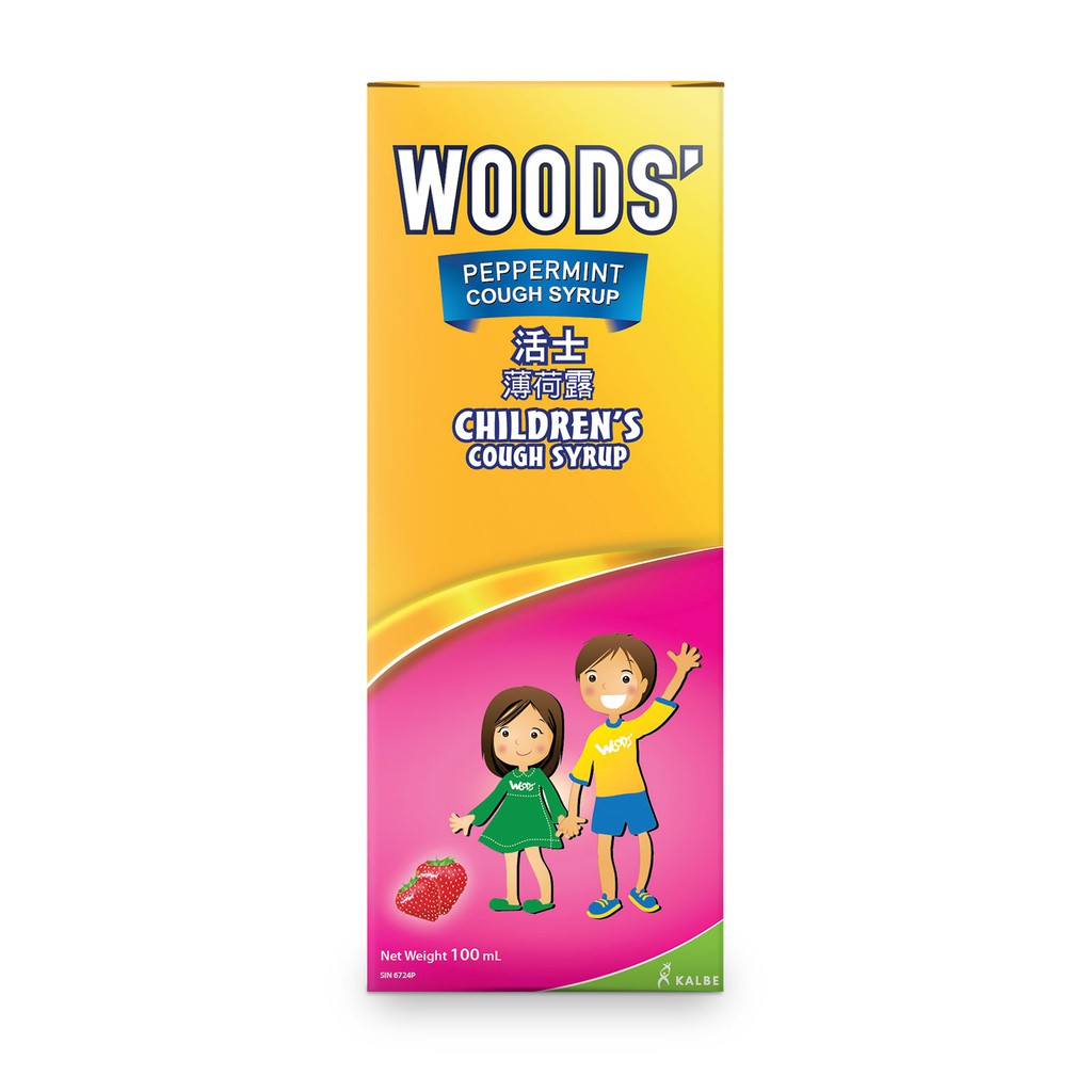 Woods' Peppermint Cough Syrup Child 100ml Shopee Singapore