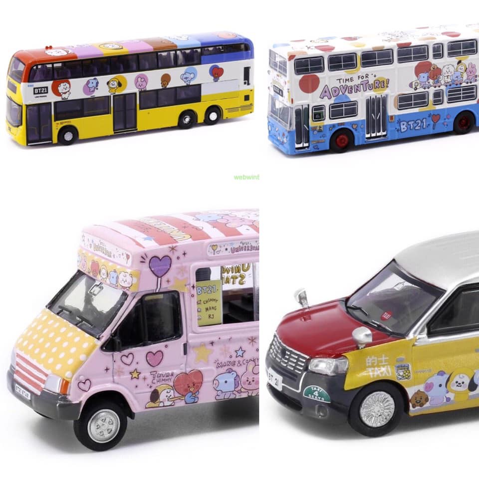 Mini Hong selling Kong BT21 Line Friends BACo Bus