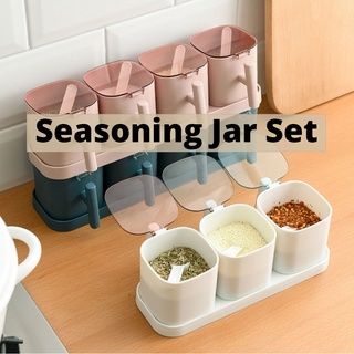 1pc Salt Control Bottle Push Button Quantitative Seasoning Jar