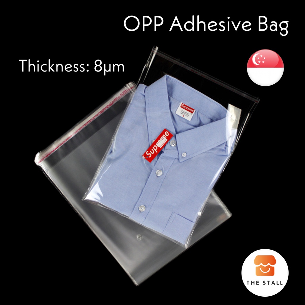 OPP Clear Self-Adhesive Bags – Peel & Seal Transparent Packs (25×35/30× ...