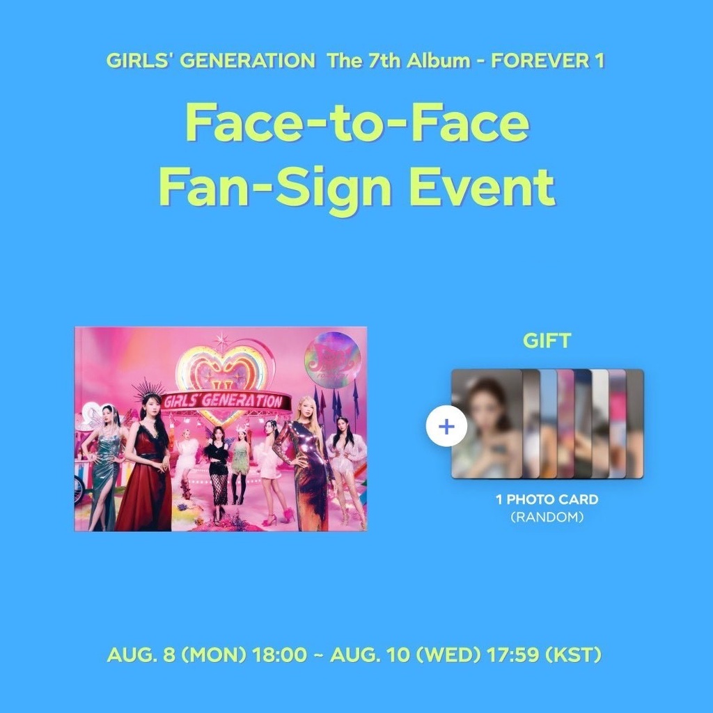 [INSTOCKS] [SMTOWN&STORE Fansign Event] Girls’ Generation Forever 1 ...