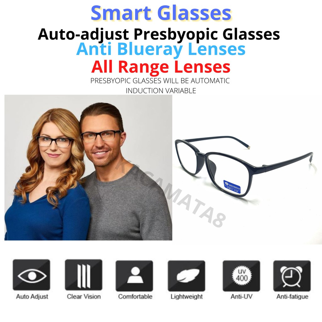 Auto adjust Reading Glasses plus Shopee Singapore