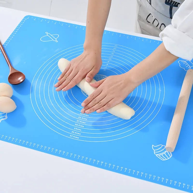 Silicone fondant cake dough mat 50x40 cm /Silicone mat baking pastry ...