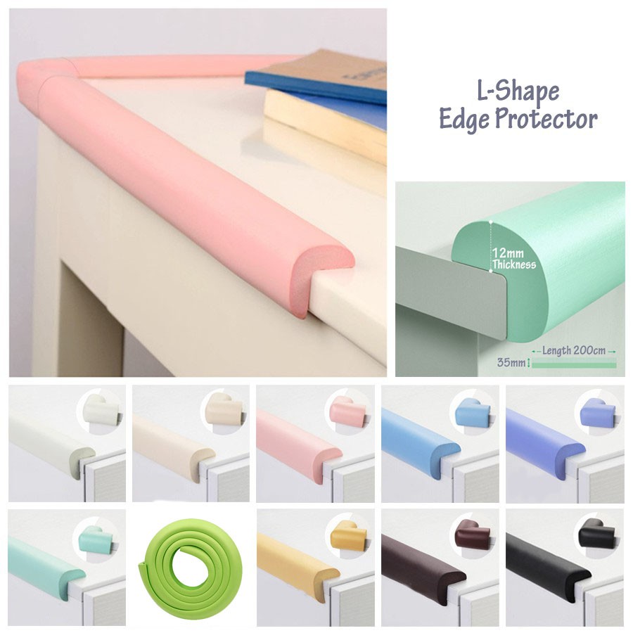 Baby Bumper Edge Strip Protector Soft Rubber Hurt Prevention Corner