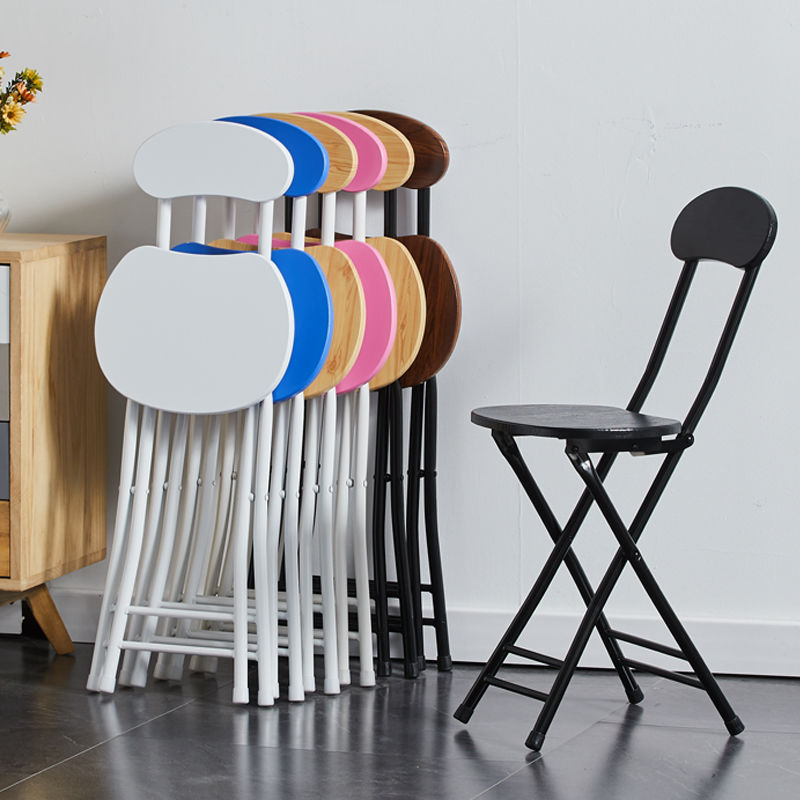【Buy 5 Free 1】Portable foldable stool high stool backrest chair ...