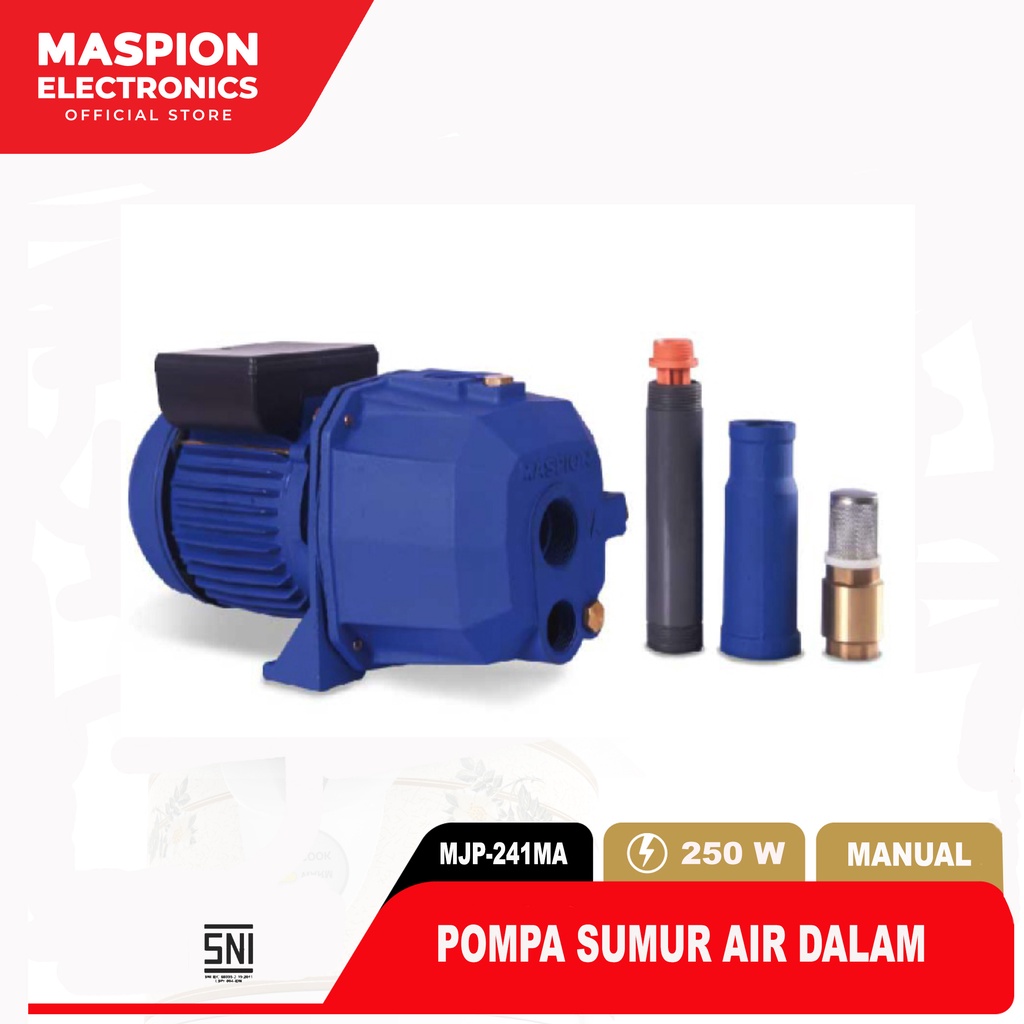 Maspion Jet Pump Mesin Air Tekanan Tinggi Manual MJP-241 MA - Gambar 2