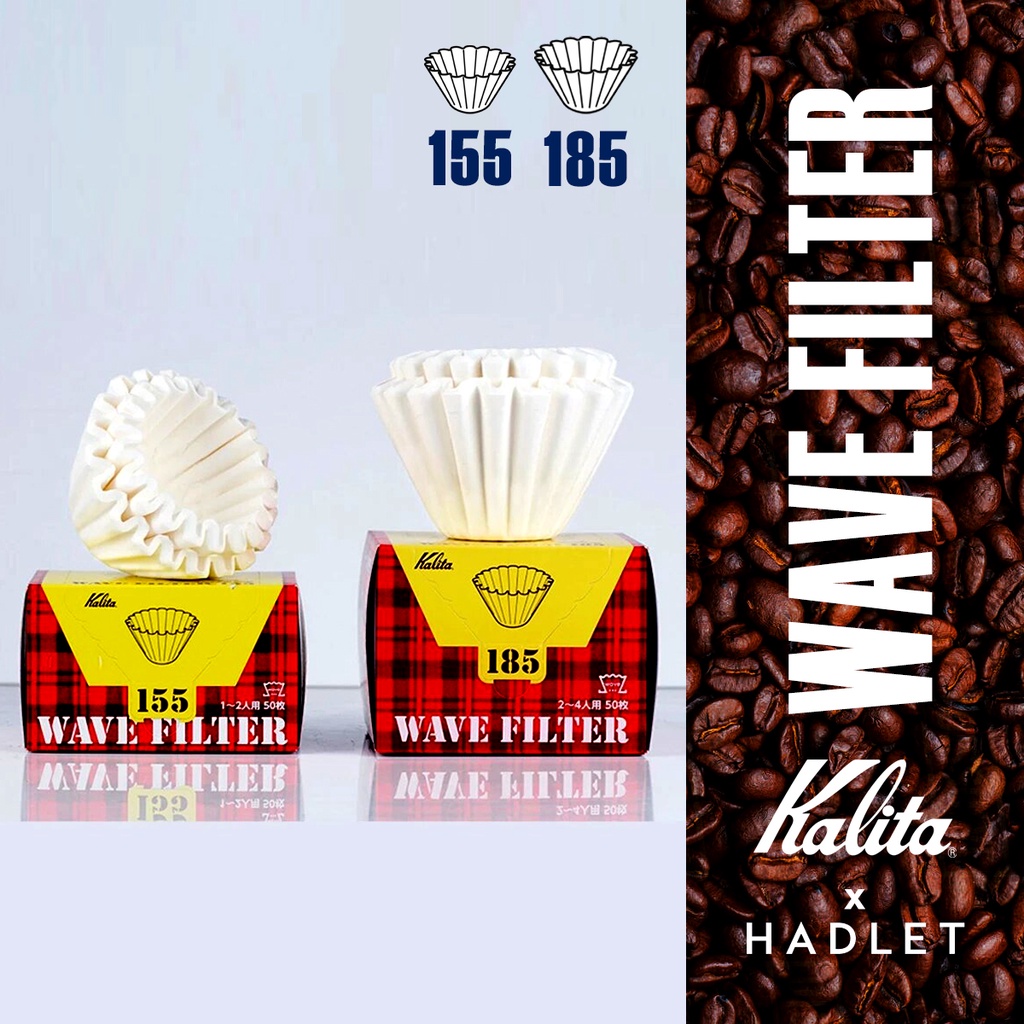 Kalita Wave Filters Pack of 50 [Size 155 | 185] | Shopee Singapore
