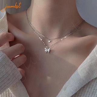 Female deals silver necklace