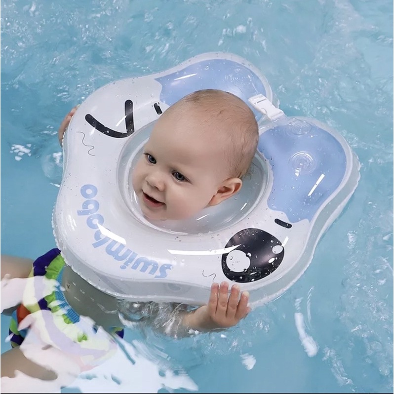 0 12 Months Newborn Baby Swimming Ring Inflatable Neck ring Circle Pool Float Infant Buoy Bath Accessories Shopee Singapore