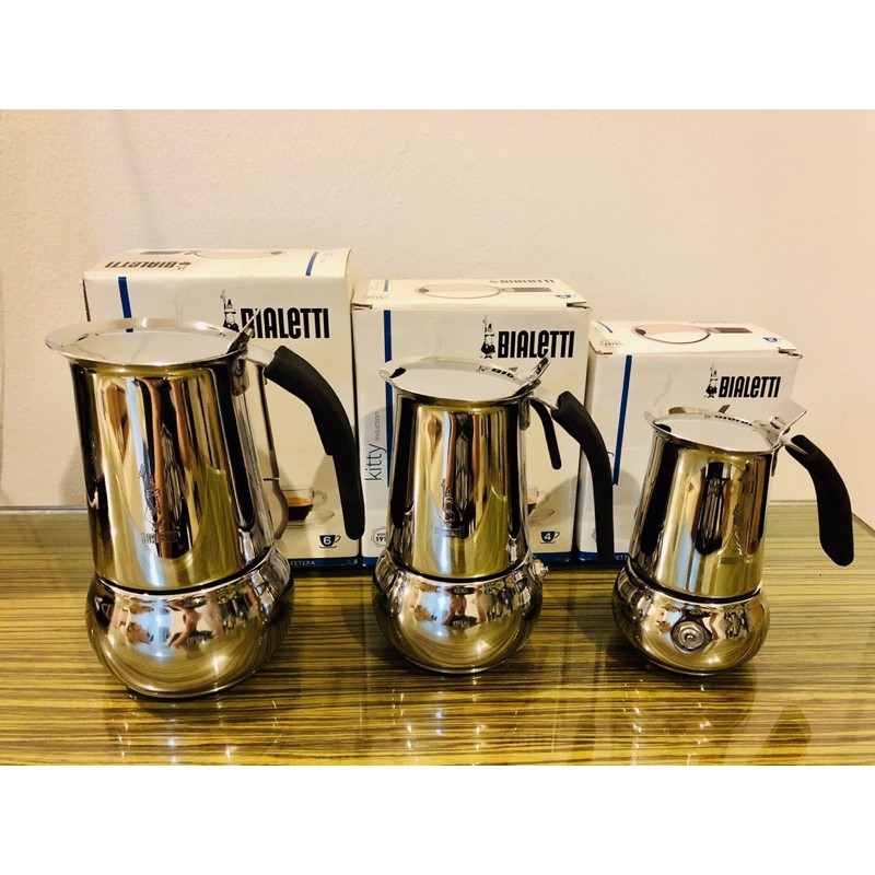 Bialetti kitty stainless steel hotsell 10 cup espresso maker