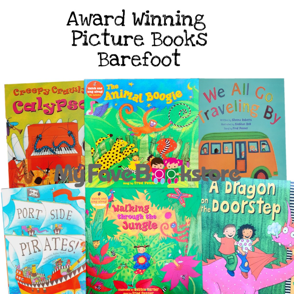 sg-stock-a4-barefoot-sing-along-children-picture-books-award-winners