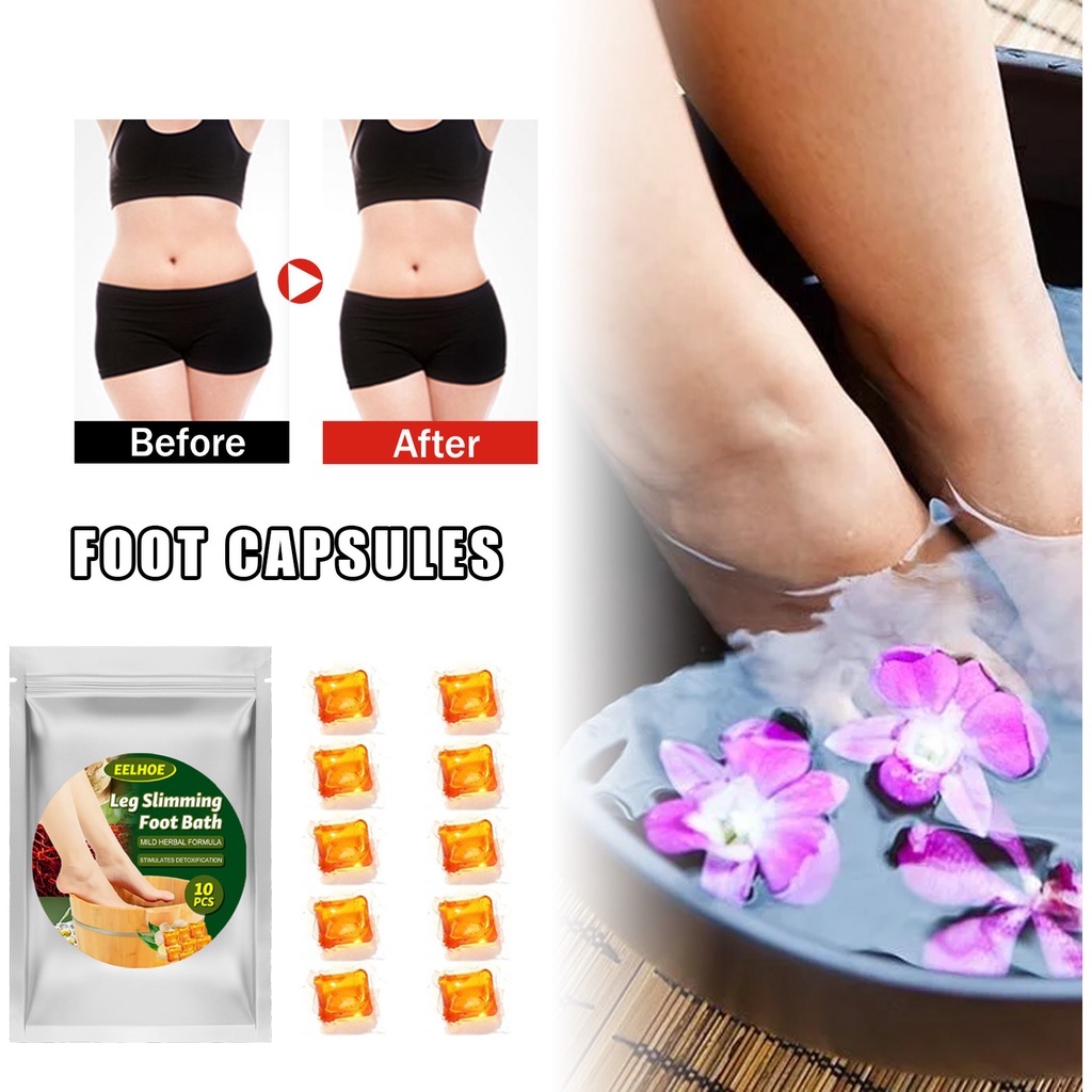 Lymphatic Drainage Ginger Foot Soak Pack Leg Slimming Foot Bath Dispel ...