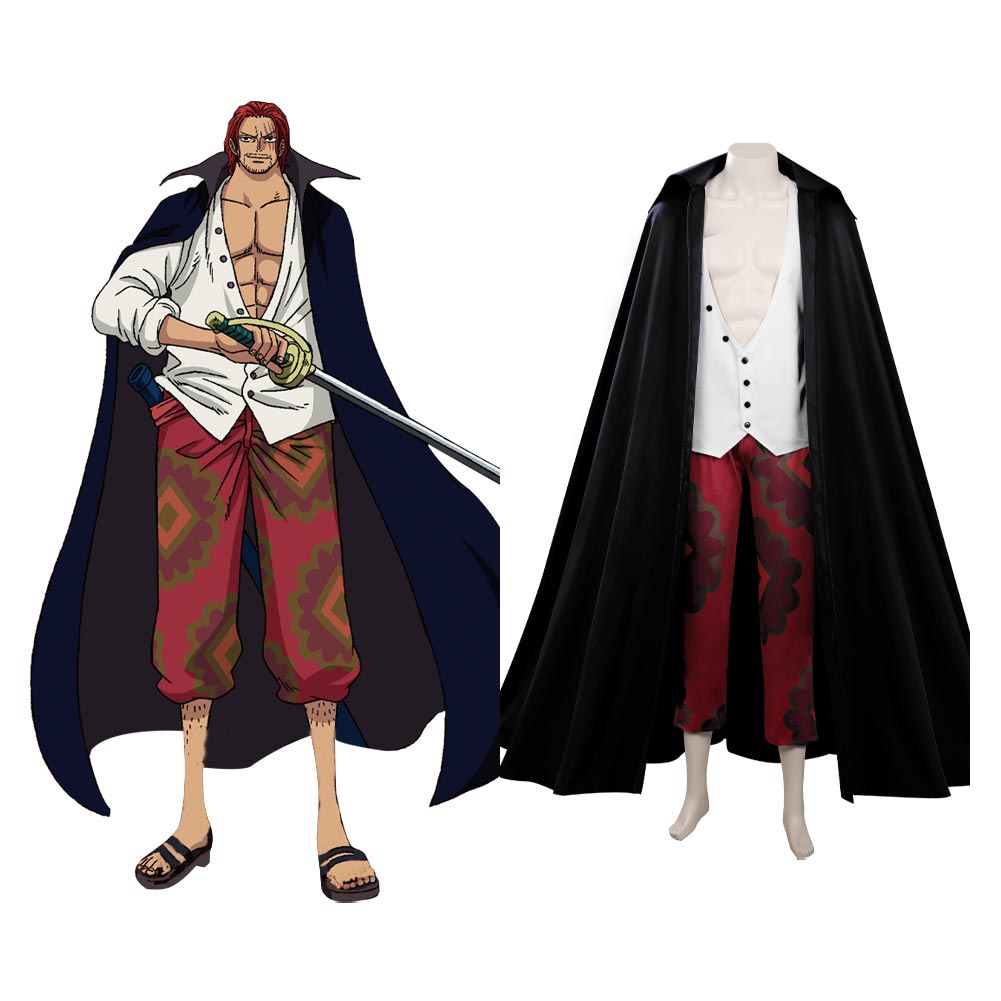 Zedecow Adult Shanks Cosplay Costume Cape Shanks Cape Cosplay Outfit ...