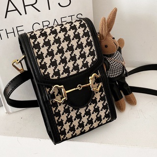 Checkered cross body on sale bag