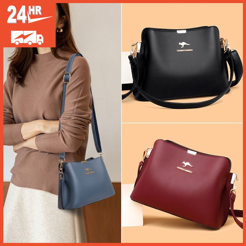Women's kangaroo messenger bag single shoulder bag women's mother bag fashion simple handbag