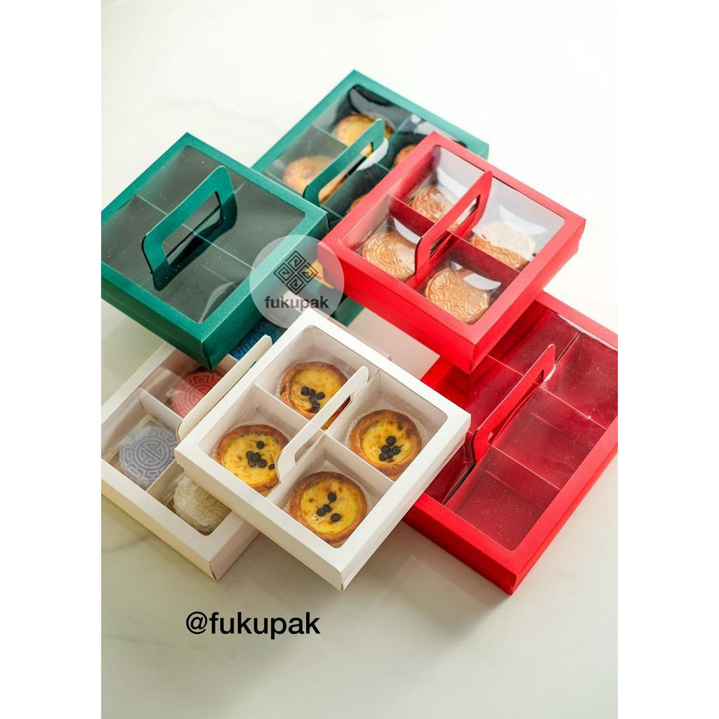 Handle Divider Box, Pie Pudding Mooncake Muffin Box, Gift Box Hamper ...