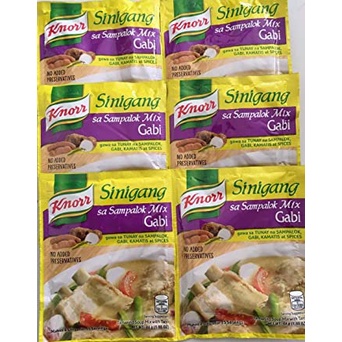Knorr Sinigang Mix with Gabi 44g - [Pack of 2/ 4 or 10] | Shopee