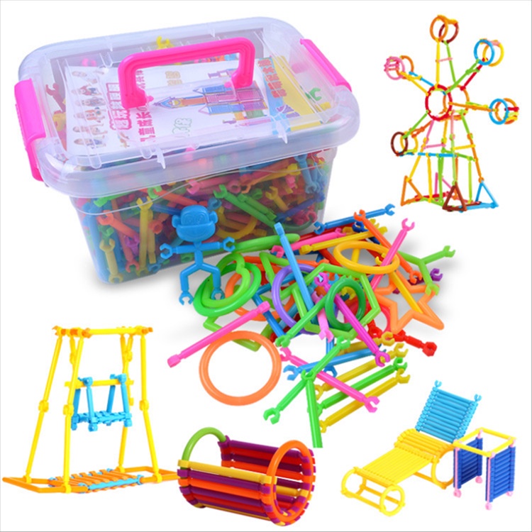 430pcs Kids Smart Stick Children's Educational Toy | Baby Building Block Toys | Block Toys Intelligence Stick Smart Toy