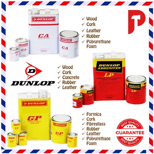 DUNLOP ADHESIVE GUM CA GLUE / GP GLUE / LP GLUE GENERAL PURPOSE CONTACT ...