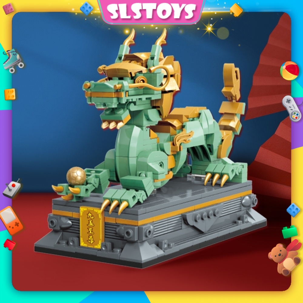 SLSTOYS Qman Brick K10121 CNY New Year Series Keeppley Keepplay ...