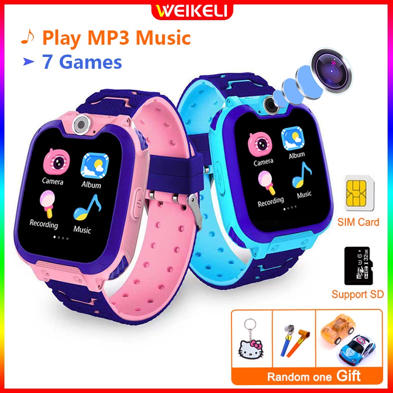 Kids Smart Watch Touch Screen Phone Call Support SIM and Mirco SD
