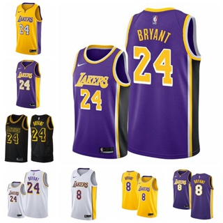 Los Angeles Lakers #24 Kobe Bryant Black With Purple Swingman Jersey on  sale,for Cheap,wholesale from China