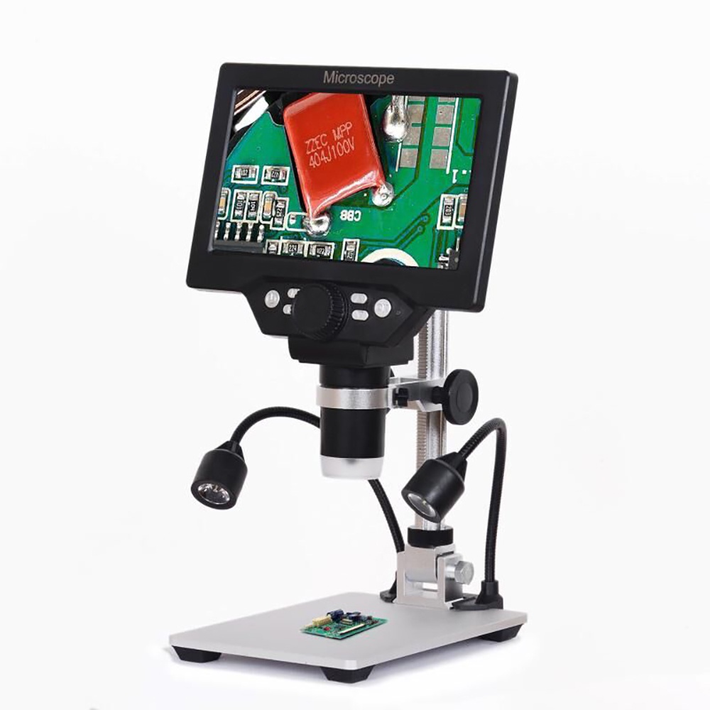 G1200 Digital Microscope 7 Inch Large Color Screen Large Base LCD ...
