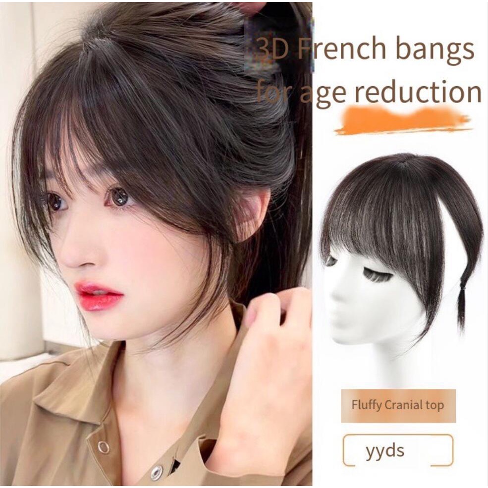 Air Bangs Wig Women S Head Fake Bangs Women S Natural Forehead Invisible Seamless Bangs Wig 8820