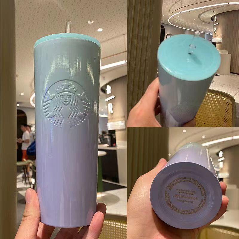 Starbucks 2018 Rare steel matte store blue