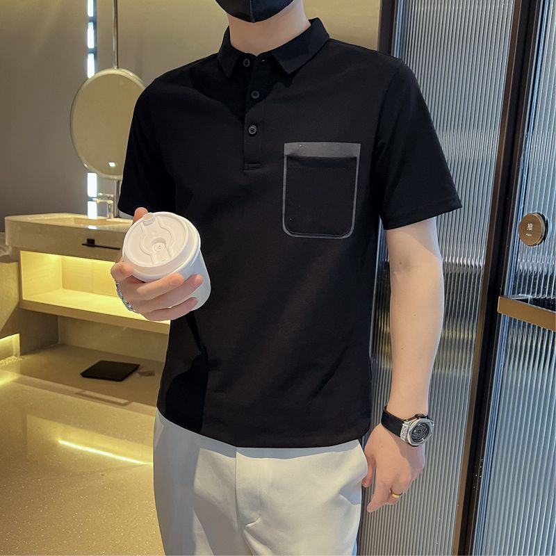Pockets Suede Polo Shirt main image 1