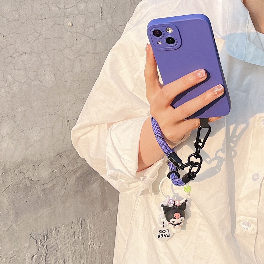 Mobile phone chain ring cord for keys wrist strap luxury hanging cell