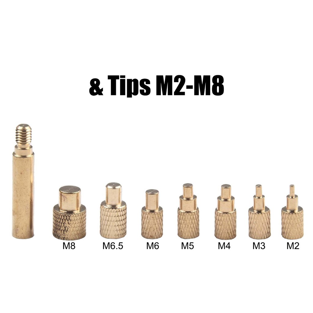 [SG]8pcs Metal Insert Internal Thread Head M2-M8 Brass Hot Melt Insert ...