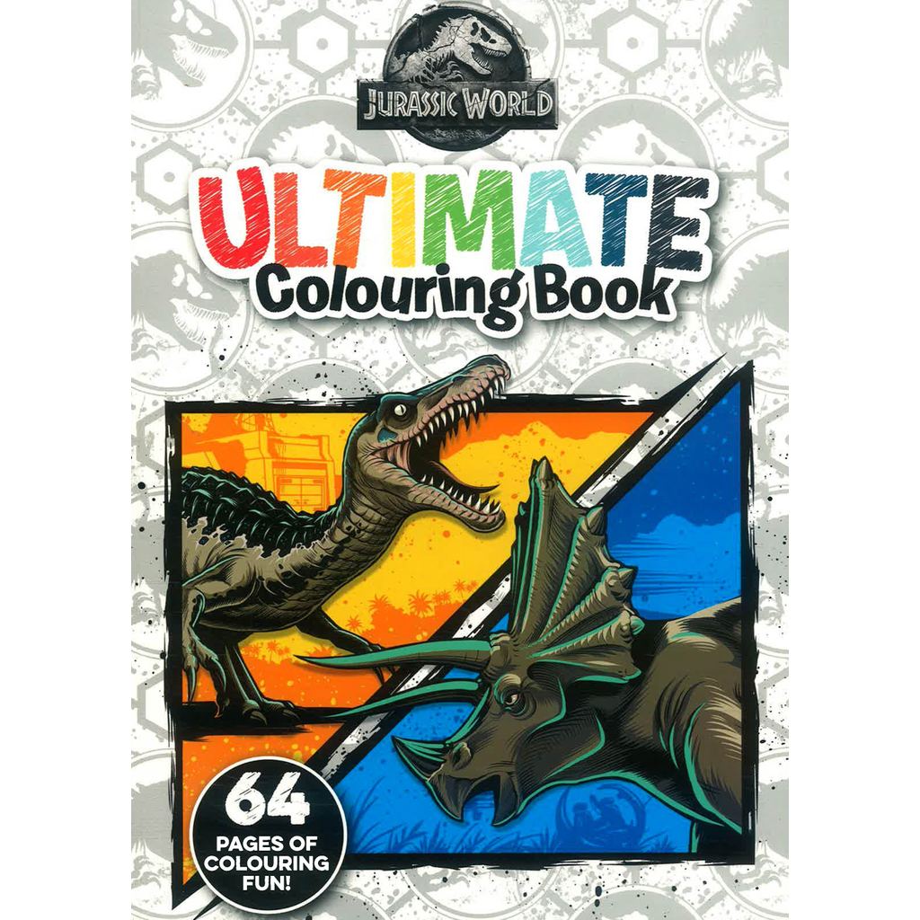 (BX) JURASSIC WORLD ULTIMATE COLOURING BOOK (UNIVERSAL) | Shopee Singapore