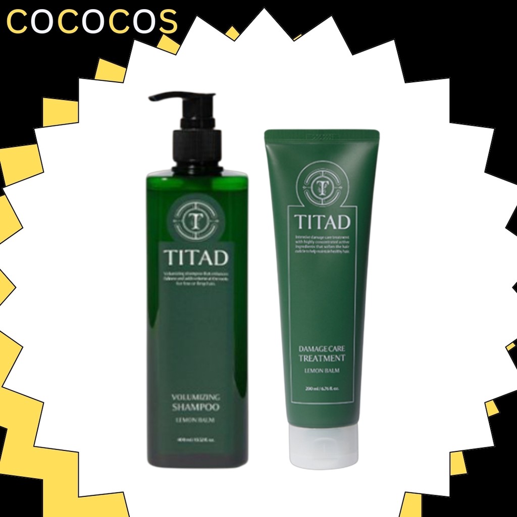 TITAD Lemon Balm Shampoo 400ml / Treatment 200ml | Shopee Singapore