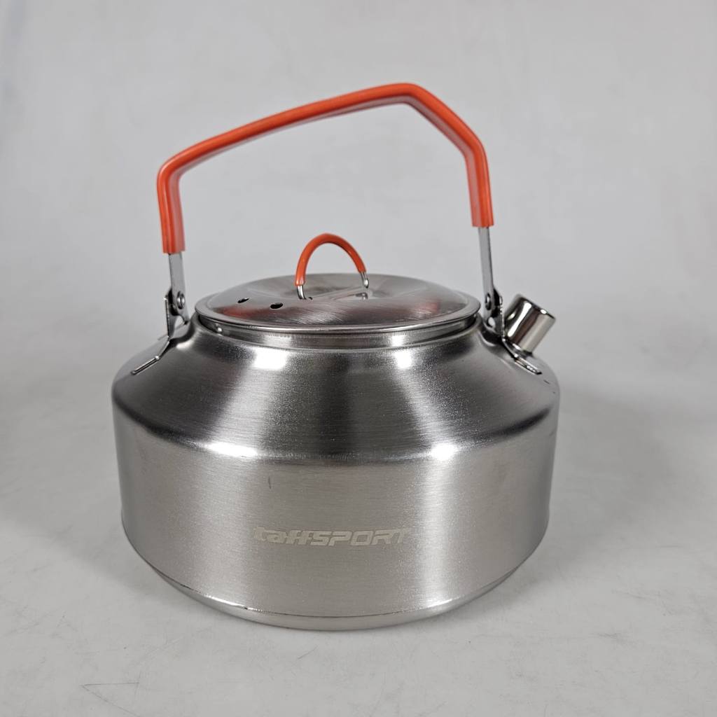 TaffSPORT Teko Camping Outdoor Teapot Kettle Stainless Steel - HWSH1.5 Warna Silver Dimensi 1L - Gambar 2