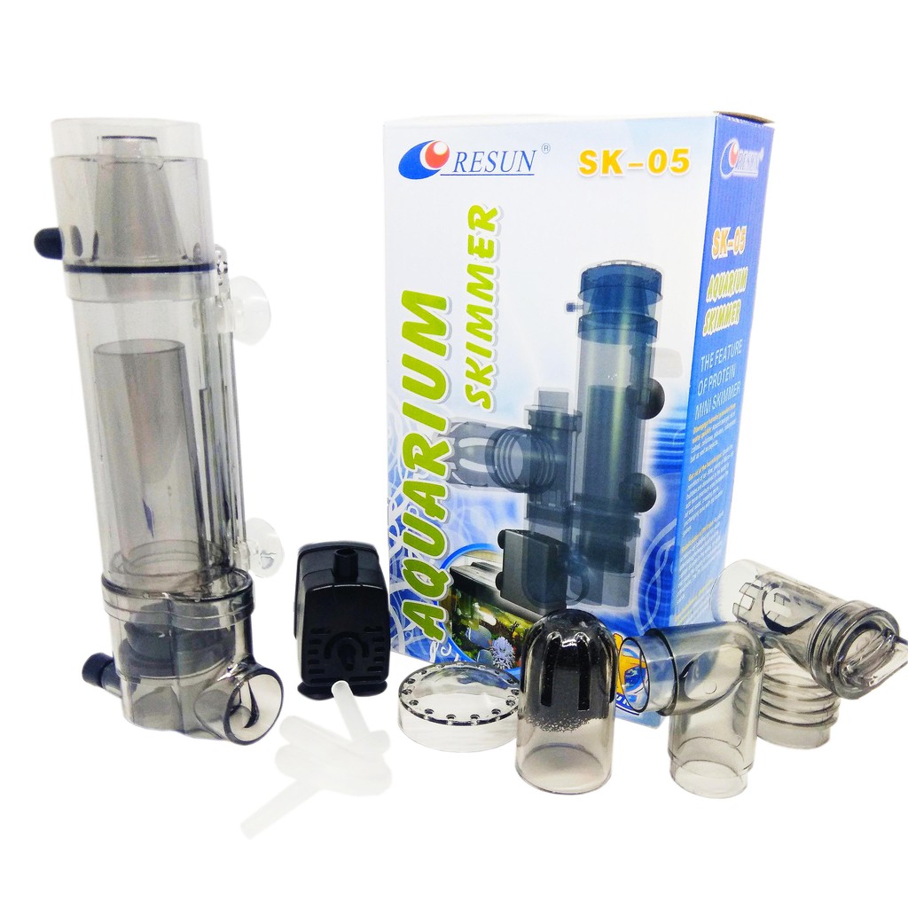 Resun Seawater Aquarium Skimmer SK05 Protein Mini Skimmer Shopee