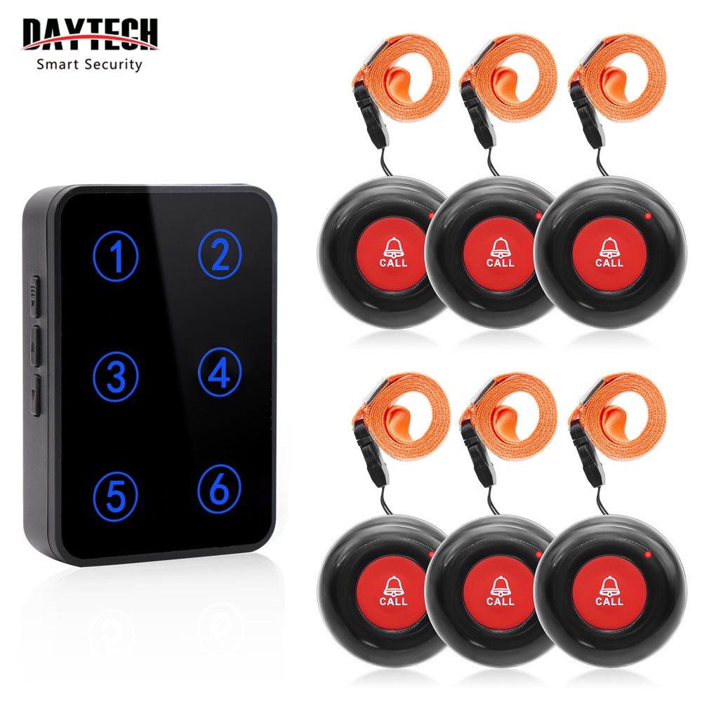 Daytech Caregiver Pager Wireless Call Button Emergency Alert Systems ...
